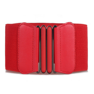 <span class=keywords><strong>Ceinture</strong></span> <span class=keywords><strong>large</strong></span> en cuir pour <span class=keywords><strong>femme</strong></span> YWMT 2019, avec boucle élastique, style concis, vente en gros - Product Image 1