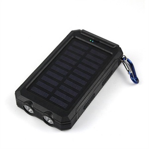 Cargador <span class=keywords><strong>Solar</strong></span> Impermeable para Teléfono, Banco de Energía de 20000mAh con Carga Rápida de 20W, Entrada Micro USB y Pantalla LED - Product Image 2