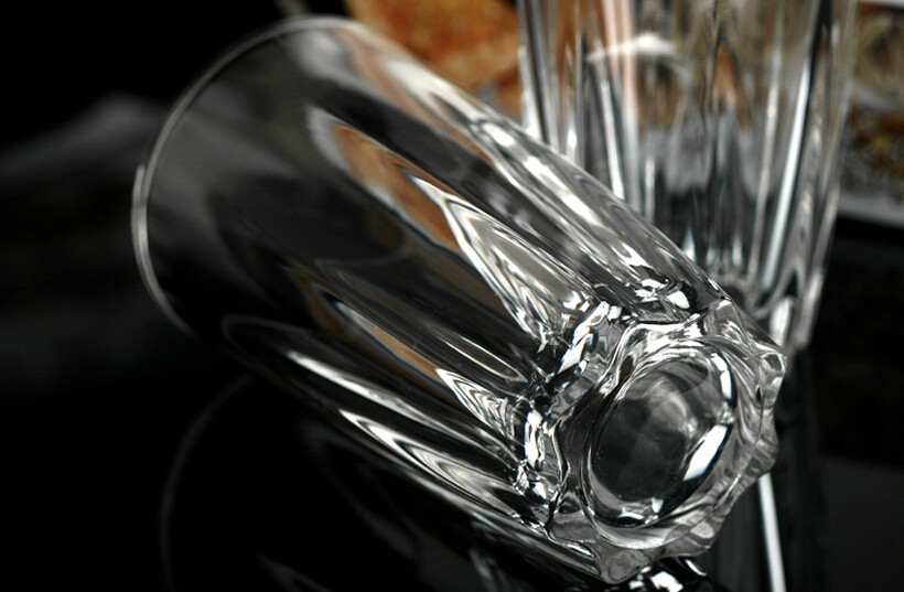 Round Milk Juice Glass Cup For Drink Water Drinking Glass Food Grade Material Transparent Whiskey Cup