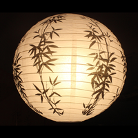 Lanterne japonaise en papier rouge pliable de style nouveau pour restaurant suspendu
