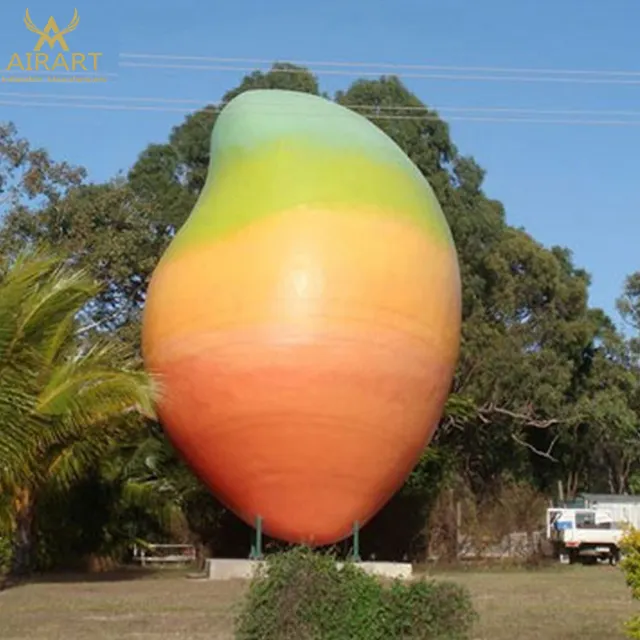 Hot Verkoop Giant Levensechte Opblaasbare Mango Ballon, Mango Fruit Promotie Ballon
