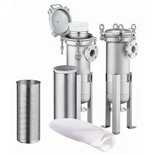 SS304 e SS316L In Acciaio Inox Alloggiamento Del Filtro Sacchetto di Equivalente A Eaton Sacchetto Filtro