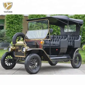 Model t 6 zetels klassieke elektrische voertuigen vintage goedkope golfkar voor verkoop