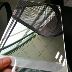 0.5mm 0.8mm super thin color price cast acrylic mirror sheet