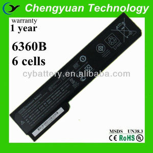 6 nuevas células de la batería para hp 6360b batería del ordenador portátil - Product Image 1