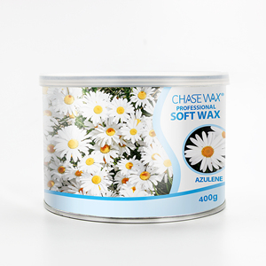 Punto di fusione basso 400g di latta di <span class=keywords><strong>cera</strong></span> a strisce morbide blu per <span class=keywords><strong>pelli</strong></span> <span class=keywords><strong>sensibili</strong></span> - Product Image 1