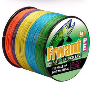 8 brins multicolore ligne de pêche au chat matériel de pêche outil de pêche sur glace 1000 mètres PE <span class=keywords><strong>tresse</strong></span> lignes de pêche - Product Image 2