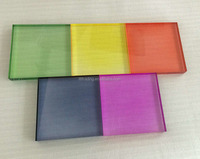 Bloc de verre coloré carré personnalisé, cube en acrylique, bloc de logo, vente en gros, blocs d'acrylique de différentes couleurs