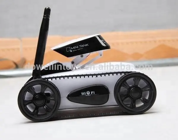 Mini i-Spy 4CH RC Tank WiFi FTV Car Android/IOS Controlled WiFi Camera Remote Control Tank