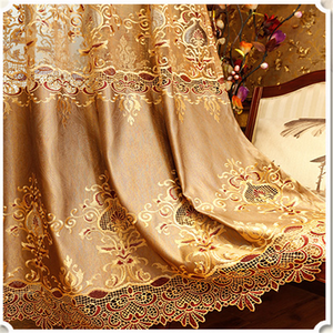 <span class=keywords><strong>Tende</strong></span> di lusso in tessuto ricamato classico <span class=keywords><strong>per</strong></span> <span class=keywords><strong>soggiorno</strong></span> mantovane Premium - Product Image 6