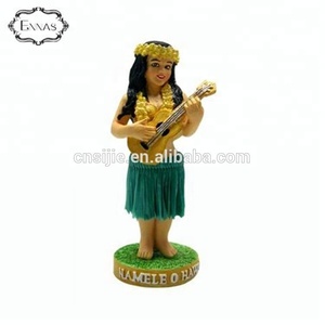 Statue de danse Hula hawaïenne en polyrésine, 21 cm, décoration d'intérieur, féerique - Product Image 4