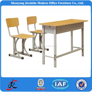 Los niños de los estudiantes <span class=keywords><strong>aula</strong></span> centro de formación de escritorio y un banco doble escritorio y silla de la escuela - Product Image 1