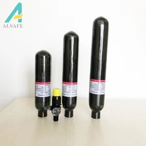 ALSAFE 迷你 0. 5l 复合材料彩球坦克碳纤维潜水缸