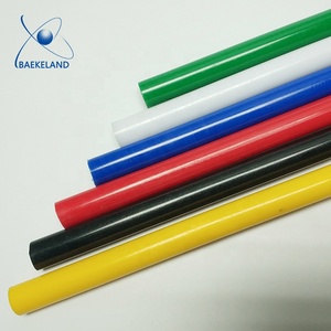 Dia 6*1000 מ "מ צבעוני פלסטיק בצבע אדום מוט מגרד - Product Image 3