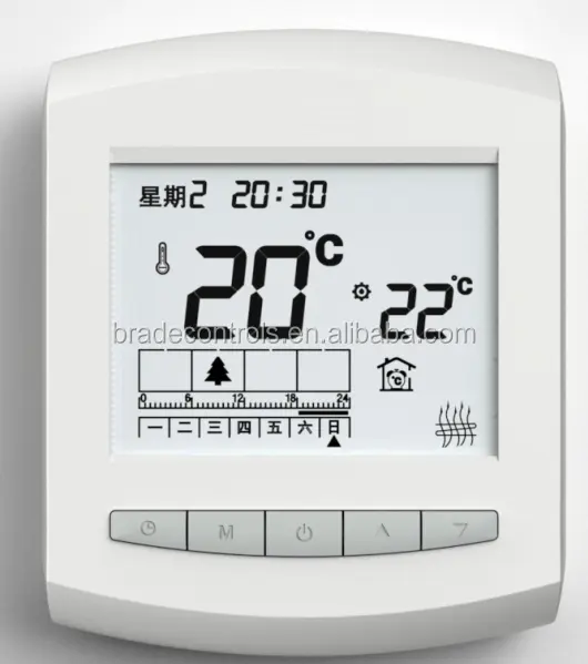 RF Kablosuz ısıtma termostatı/Oda ısıtma dijital/üretici çin