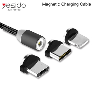 Haute vitesse magnétique câble + pour <span class=keywords><strong>iphone</strong></span> magnétique câble de recharge + magnétique 3 en câble type c/pour <span class=keywords><strong>iphone</strong></span>/<span class=keywords><strong>micro</strong></span> <span class=keywords><strong>usb</strong></span> - Product Image 4
