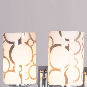 Moderno doppio <span class=keywords><strong>braccio</strong></span> LED muro <span class=keywords><strong>applique</strong></span> 12V vetro bianco <span class=keywords><strong>con</strong></span> telecomando corpo decorativo in ferro per soggiorno Hotel ristorante - Product Image 5