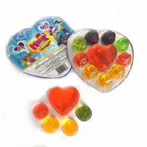 2020 Wholesale Fruit Flavor Heart Jelly For Children