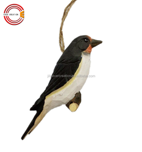 Regali di promozione intagliato a mano in legno rondine intaglio a mano uccello di legno - Product Image 2