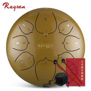 Tambour à langue en acier de 10 pouces, 8 notes, échelle pentatonique, tambour <span class=keywords><strong>handpan</strong></span> pour adultes et enfants - Product Image 6