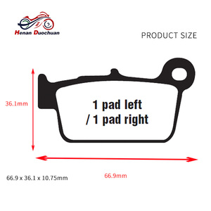 Plaquettes de frein arrière FA367 EC300 pour moto <span class=keywords><strong>GAS</strong></span> <span class=keywords><strong>GAS</strong></span> <span class=keywords><strong>EC</strong></span> 125/<span class=keywords><strong>200</strong></span>/250/300 / MX 125/250 / <span class=keywords><strong>EC</strong></span> 250 / 300 / 450 F - Product Image 3