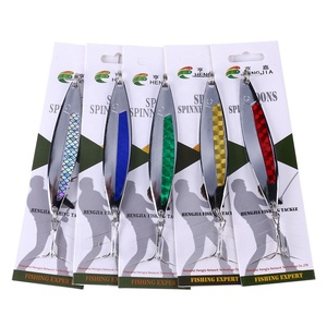 Hengjia 8.8cm 21g spinner stampati in metallo con paillettes artificiali <span class=keywords><strong>esche</strong></span> <span class=keywords><strong>esche</strong></span> da pesca per il lago e il ruscello del fiume - Product Image 6