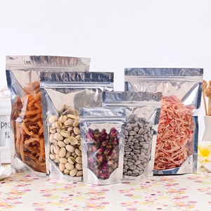 Nhiều kích cỡ thực phẩm đóng gói túi giấy <span class=keywords><strong>Ziplock</strong></span> với một bên rõ ràng đứng lên túi - Product Image 2