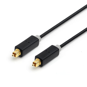 Câble audio optique plaqué or Toslink Câble à <span class=keywords><strong>fibre</strong></span> optique <span class=keywords><strong>coaxial</strong></span> RG6 avec gaine en PVC Options de longueur 1m et 5m - Product Image 2