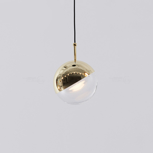 Lampada a sospensione Simig Lighting in ottone <span class=keywords><strong>rosso</strong></span>, moderna e semplice, per sala da pranzo, camera da letto, comodino. - Product Image 1