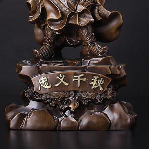 <span class=keywords><strong>Statue</strong></span> en résine de <span class=keywords><strong>Guan</strong></span> <span class=keywords><strong>Yu</strong></span>, style bouddhiste, art artistique, Fengshui, tenant un <span class=keywords><strong>Guan</strong></span> Dao, objet de collection - Product Image 5
