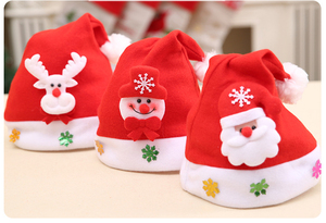 Décoration de Noël Artdragon, Nouvel An, Navidad, chapeaux en feutre lumineux à LED pour enfants, chapeau de Père Noël avec lumière - Product Image 5