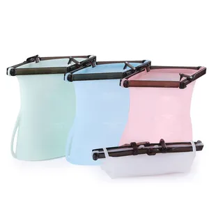 Sac de rangement des aliments, 1000ML/1500ML, réutilisable, haute qualité, sans échantillon, produit chinois, vente en gros