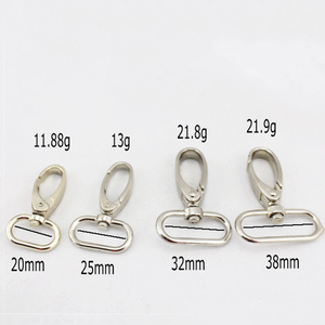 Kim loại tôm hùm Claw Clasp xoay Snap <span class=keywords><strong>hook</strong></span> cho Keyring 32 Mét bán buôn sắt Móc Chìa Khóa Phụ kiện túi móc khóa - Product Image 4