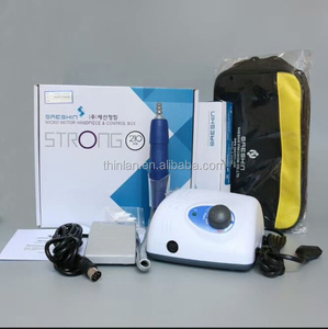 Fuerte 210 + 105L pieza de mano de alta velocidad de 400000RPM fuerte uñas máquina de perforación de acristalamiento de pulidor de uñas pieza de mano dental