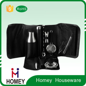 Dongguan fabrica personalizar herramienta para cuero rollo tool bag para bartender cocktail de kit - Product Image 2