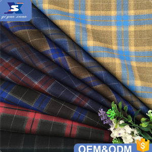 NUOVO 75% poliestere 25% rayon materiale in miscela windowpane vestito di mutanda degli uomini di design texture blazer pantaloni macchina del tessuto TR - Product Image 2