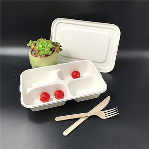 2025 nouveau style de canne à sucre à emporter emballage de stockage des aliments produits biodégradables jetables écologiques - Product Image 6