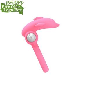 Caja Personalizada Gratis - Anillo Vibrador <span class=keywords><strong>de</strong></span> Silicona para <span class=keywords><strong>Pene</strong></span> con Forma <span class=keywords><strong>de</strong></span> Delfín, Retrasa la Eyaculación, Productos Eróticos para Adultos - Product Image 4