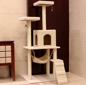 Mode-Design Eigentumswohnungen und Klettern Turnhallen Plüsch Kratzbaum für Katzen Spielen - Product Image 2