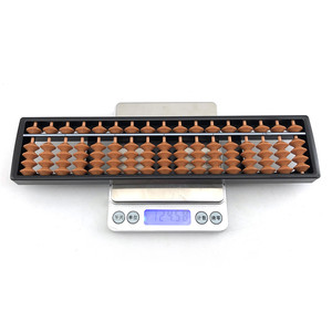26.7x6x1.8cm OEM stampa di marchio sul perline di plastica conteggio telaio soroban 17 canne studente di vendita su ordinazione <span class=keywords><strong>abacus</strong></span> per la scuola - Product Image 6