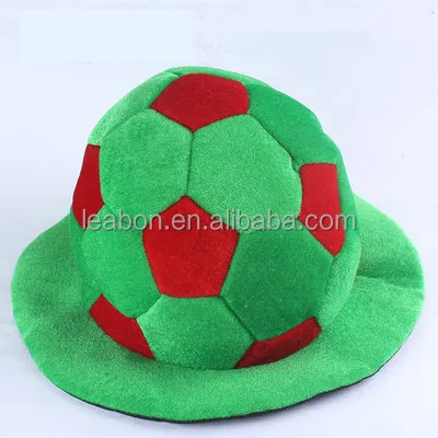 صنع حسب الطلب متعدد الألوان لكرة القدم مروحة رخيصة قبعات كرنفال وأغطية لكوب العالم