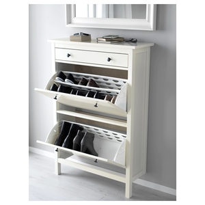 शानदार सफेद जूता कैबिनेट - Product Image 3