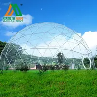 Tende igloo di grandi dimensioni trasparenti geodetiche trasparenti per esterni