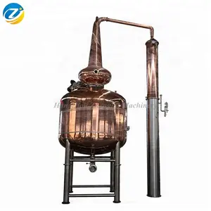 Huile essentielle distillateur 200 gallons moonshine alambics en cuivre à vendre alambic en cuivre