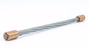 Câble métallique galvanisé, cordon en acier inoxydable, noyau <span class=keywords><strong>de</strong></span> brin revêtu <span class=keywords><strong>de</strong></span> pvc, 3 m 7x19 - Product Image 2