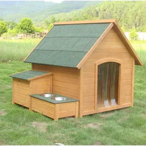 SDD0405, оптовая продажа, высокое качество, уличный деревянный домик для собак, Индивидуальный размер