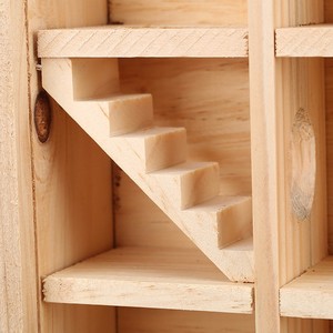 Fuente de fábrica de madera de hámster terreno de juego guinea cerdo cabaña lodge casucha - Product Image 2