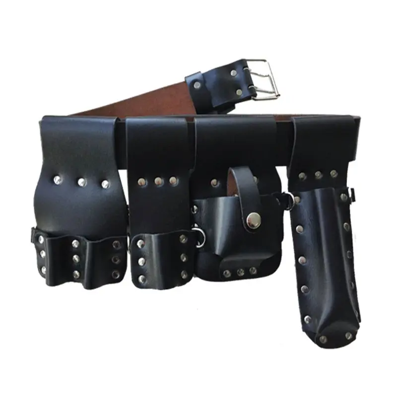 Scaffolding tool belt and tool leather belt tool leather bag