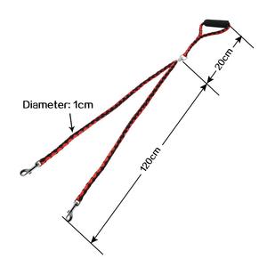 Correa Doble para Dos Perros, 120 cm, Trenzada, Antienredos, Acoplador de Correa Doble para Pasear y Entrenar Dos Perros - Product Image 6