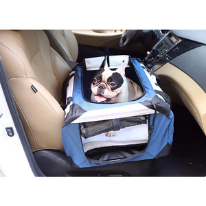 Ev hayvanı ürünü özel garantili kalite köpek taşıyıcı bisiklet veya araba motosiklet köpek taşıma çantası - Product Image 2